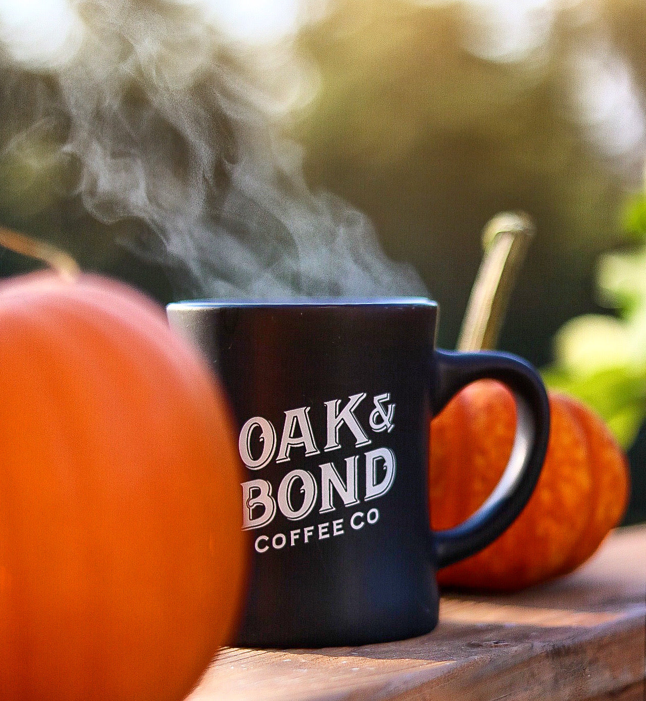 Matte Black 'Barrel Aged' Diner Mug