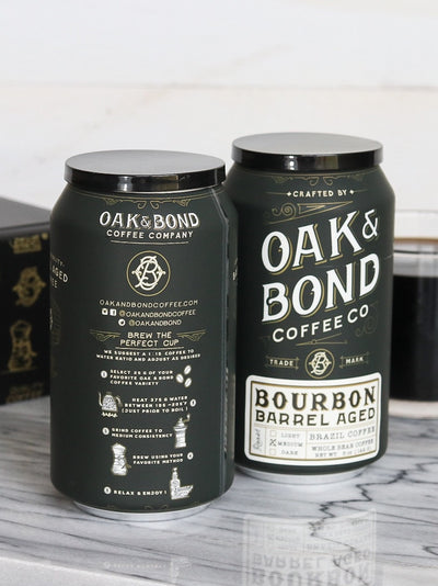 Bourbon and Rye Whiskey Barrel Aged Coffee Box