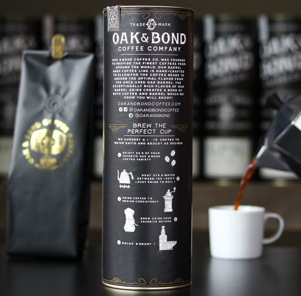 Espresso Bourbon Barrel Aged Coffee